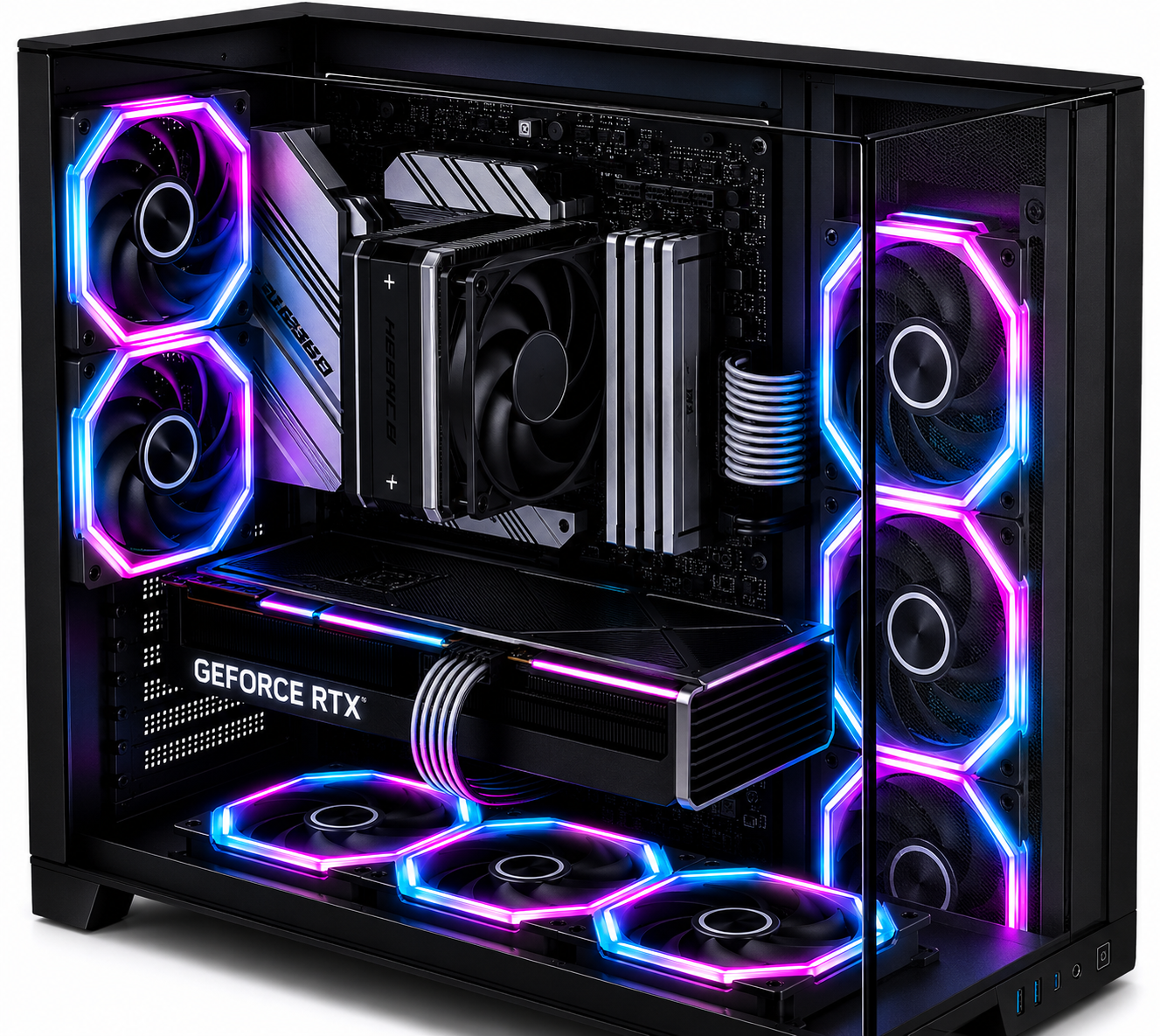 (39) Ordenador Gaming Intel Core i7-14700KF / 32GB / 2TB SSD / RTX 5070 + Windows 11 Pro