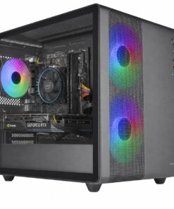 (34) Ordenador Gaming I3 14100F / 16 RAM / SSD 500GB / RX 3050 + Windows 11 Pro
