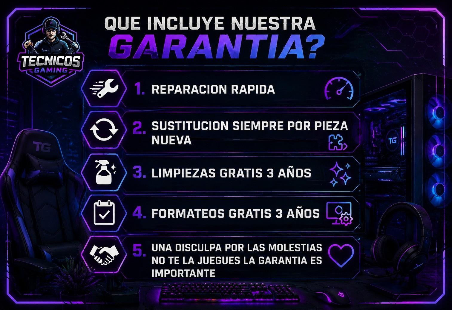 (18) Ordenador gaming R7 5700 - 32 RAM - SSD 1TB - RTX 5060 + Windows 11