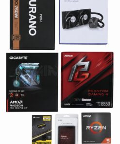(10) Ordenador Gaming R5 5500X3D - 32 RAM - SSD 1T - RX 9070XT + Windows 11