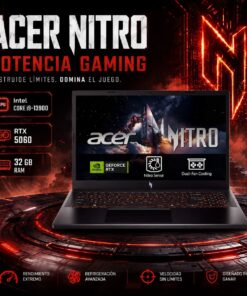 Portátil Acer Nitro V 15 ANV15-52 15.6" Intel Core i9-13900H 32GB 512GB RTX 5060 WINDOWS 11 PRO