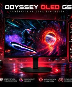 Monitor Samsung Odyssey G5 S27FG506SU 27" Quad HD 180Hz QD-OLED HDR10 FreeSync G-SYNC