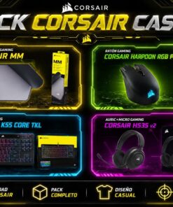 Pack Corsair Casual – Calidad y Rendimiento para el Día a Día