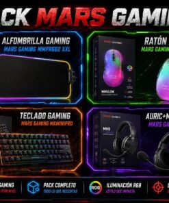 Pack Mars Gaming – Iluminación RGB y Rendimiento Total