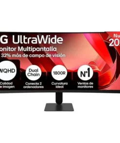 Monitor LG 34U601B-B 34" UltraWide WQHD 120Hz VA Curvo FreeSync Premium HDR10