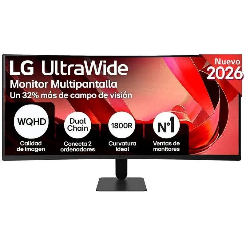 Monitor LG 34U601B-B 34" UltraWide WQHD 120Hz VA Curvo FreeSync Premium HDR10