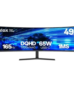 Monitor Nilox NXM49CRVDC2 49" Dual QHD 165Hz VA Curvo Altavoces Ajuste altura