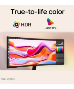 Monitor LG 34U601B-B 34" UltraWide WQHD 120Hz VA Curvo FreeSync Premium HDR10 - Imagen 4