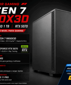 (6) Ordenador Gaming Ryzen 7 9800X3D | 32 GB RAM | SSD 1 TB | RTX 5070 | Windows 11 Pro - Imagen 3