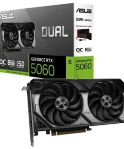 Tarjeta Gráfica ASUS Dual GeForce RTX 5060 OC | 8 GB GDDR7 | DUAL-RTX5060-O8G