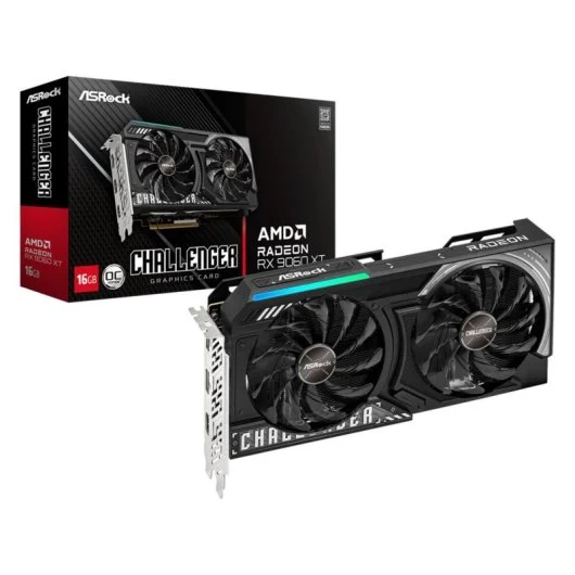 Tarjeta Gráfica ASRock Radeon RX 9060 XT Challenger OC | 16 GB GDDR6