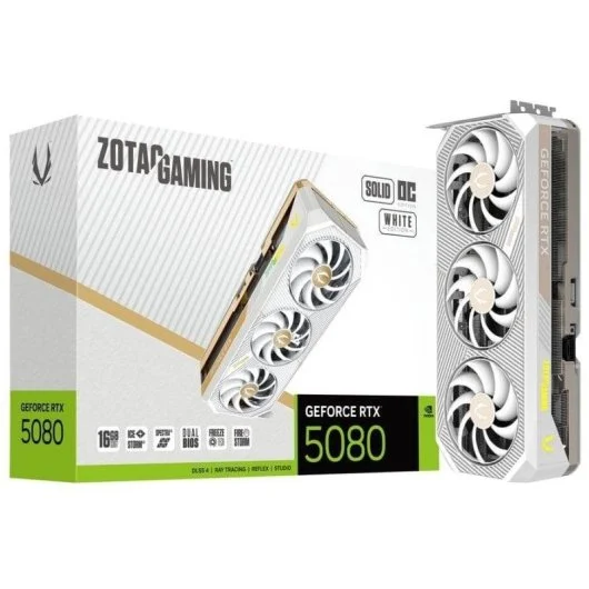 Tarjeta Gráfica ZOTAC GAMING GeForce RTX 5080 SOLID OC | 16 GB GDDR7