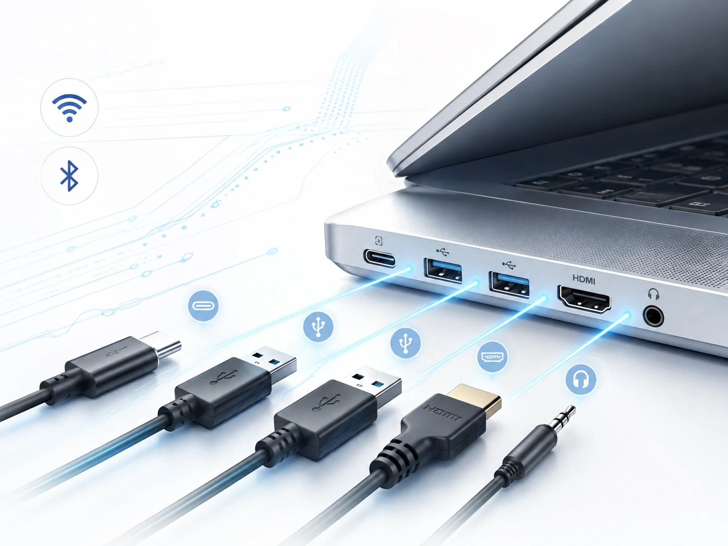 Puertos y conectividad del ASUS Vivobook Go 15